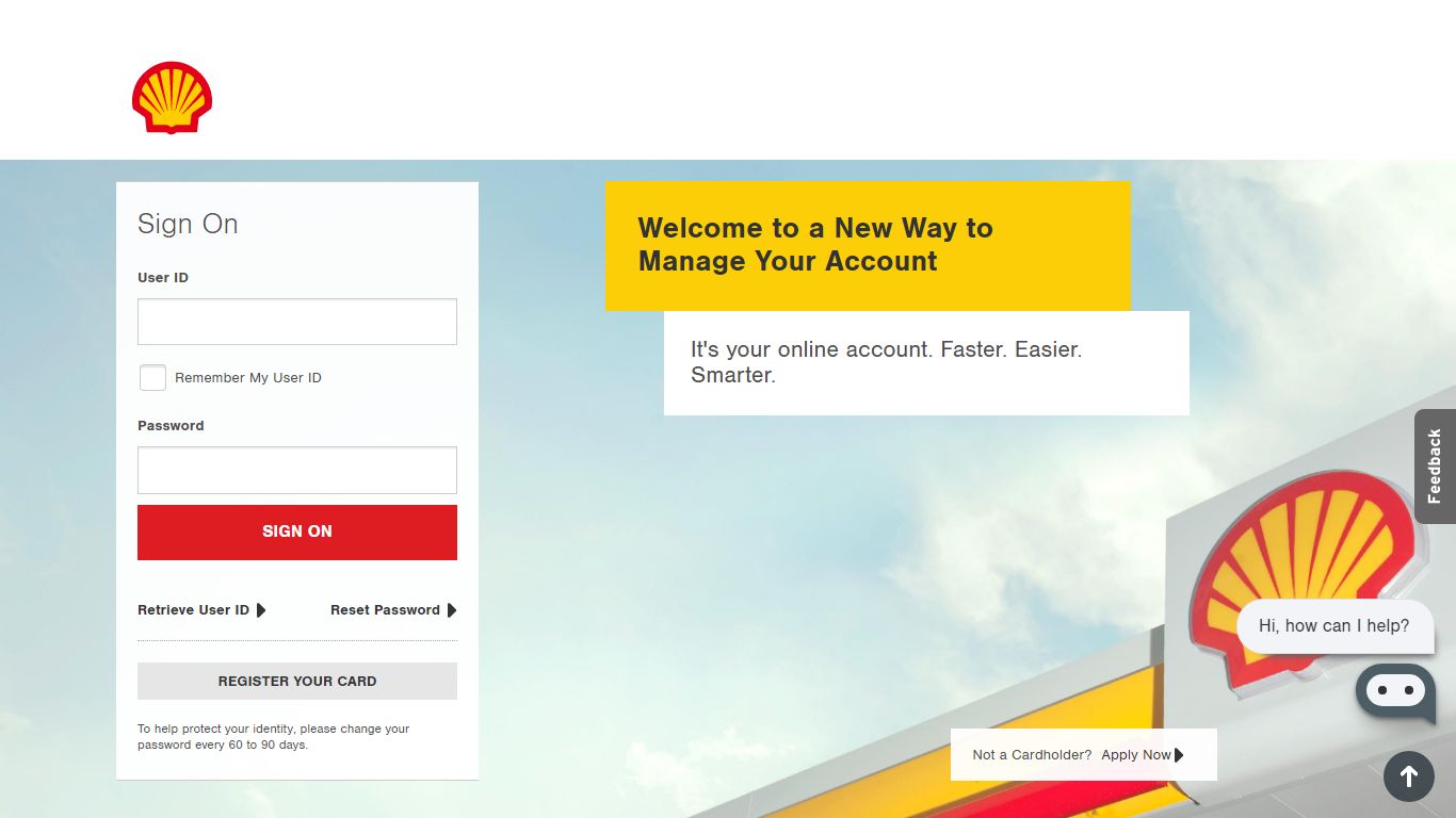 Shell Credit Card: Log In or Apply